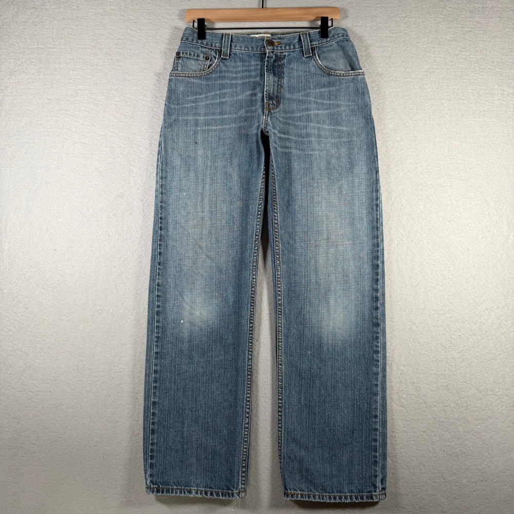 Levis 559 Relaxed Straight Jeans Mens 30x30 Medium Wash Blue Denim 5-Pocket